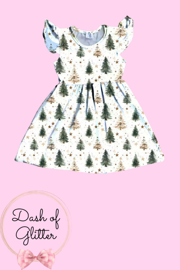 Green & Gold Dress Dress