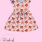 Santa & Reindeer Bow Dress
