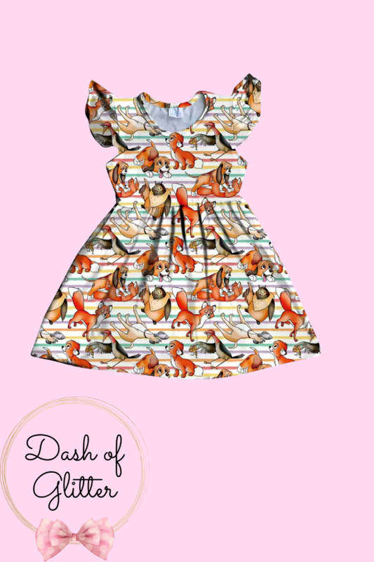 Stripe Fox & Hound Dress