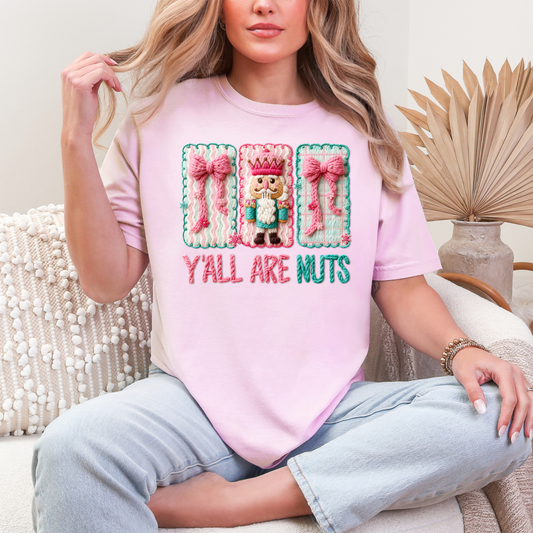 Pink & Teal Y'all are Nuts