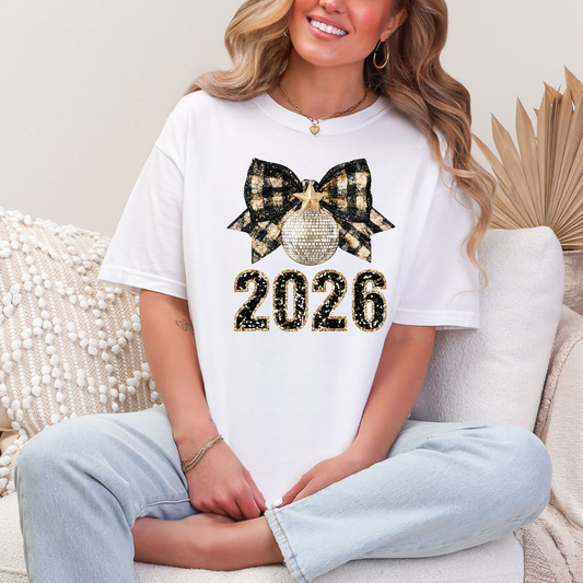 2026 Disco Ball Bow