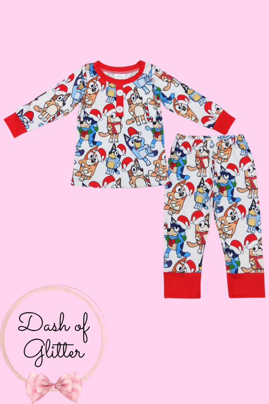 Dog Santa Pajamas