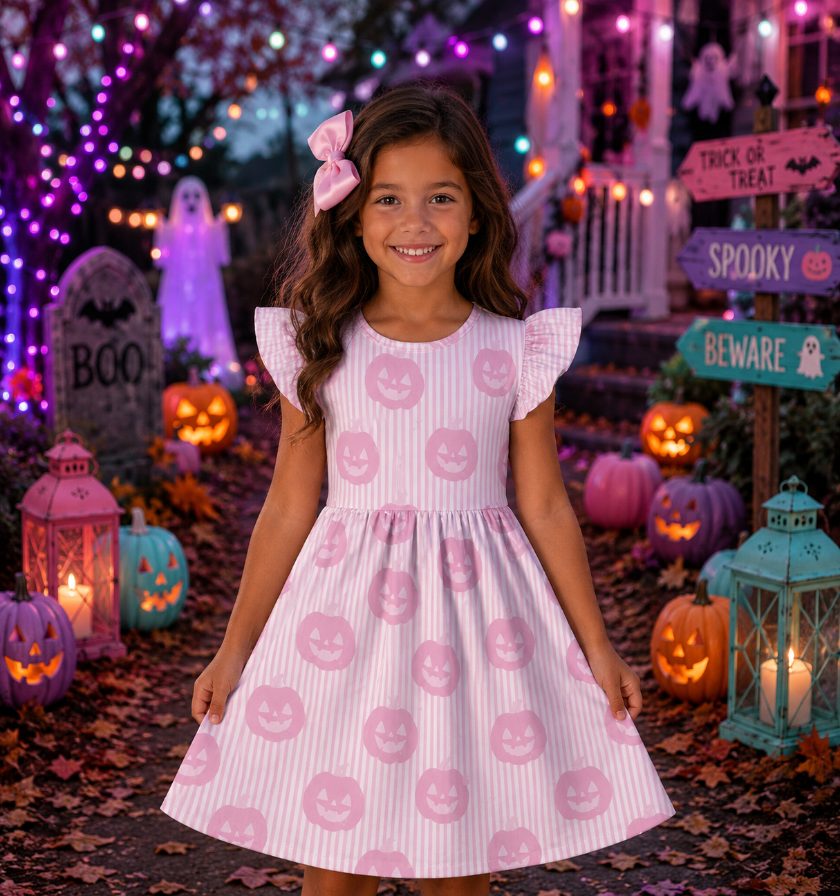 Pink Pumpkin Dress