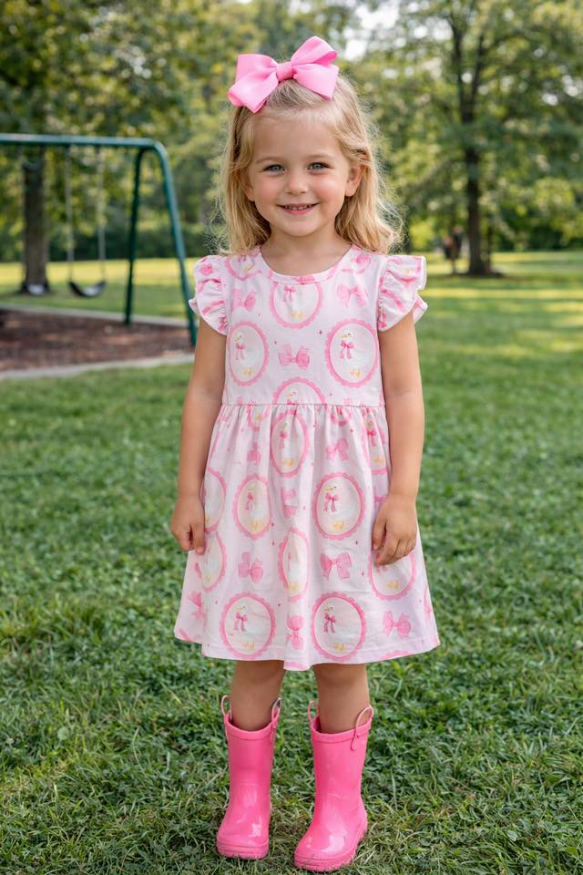 Pink Goose Dress