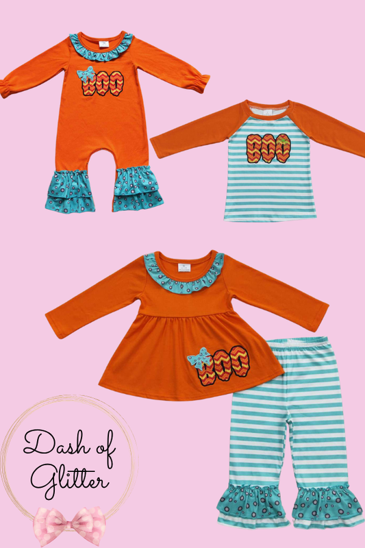 Orange & Teal Boo Sets