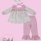 Pink Ghost Coquette Pant Set