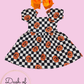 Checkered Pumpkin Dress