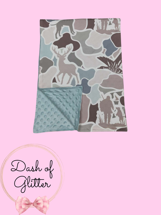 Camo Minky Blanket