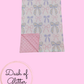 Pastel Coquette Minky Blanket