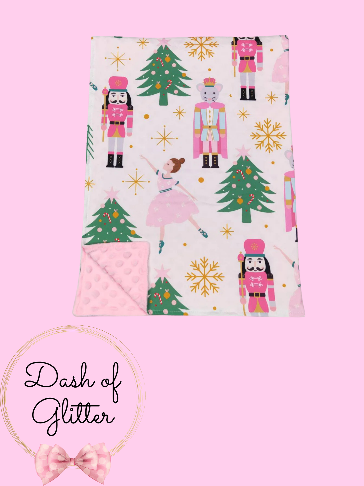 Nutcracker Minky Blanket