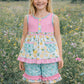 Pink & Aqua Lemonade Short Set