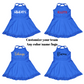 Solid Active Dresses ( Built in shorts)