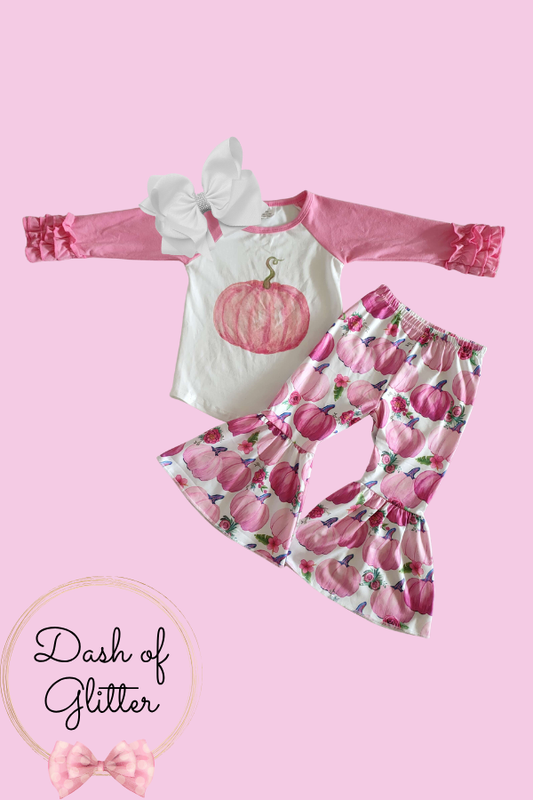 Pink Pumpkin Pant Set