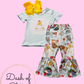 Honey Bear Christmas Pant Set