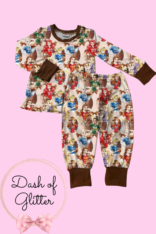 Football Princess Pajamas