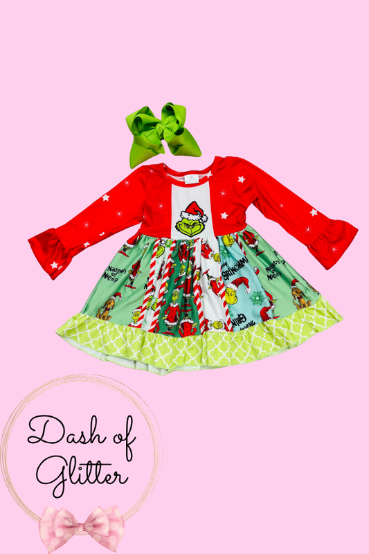Grinch Panel Dress