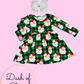 Green Plaid Santa Dress