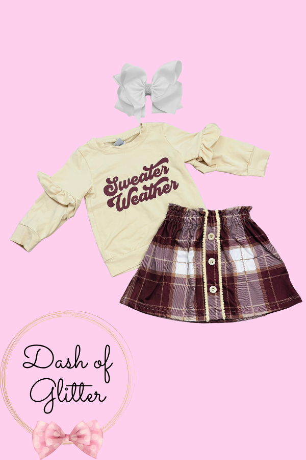Sweater Weather Skirt Set