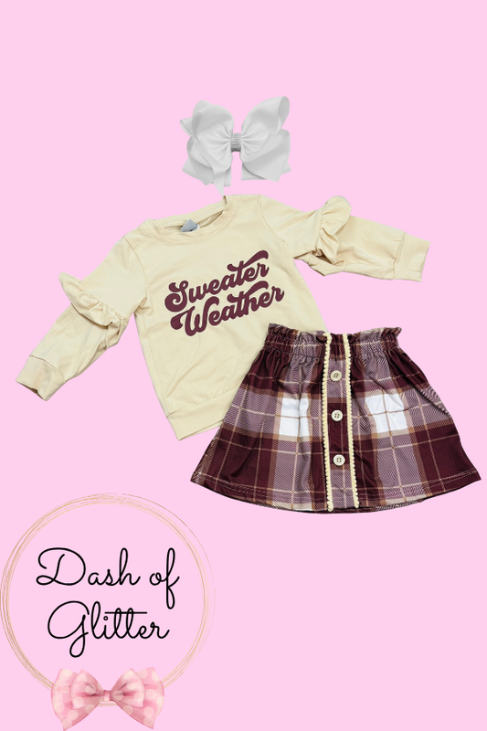 Sweater Weather Skirt Set
