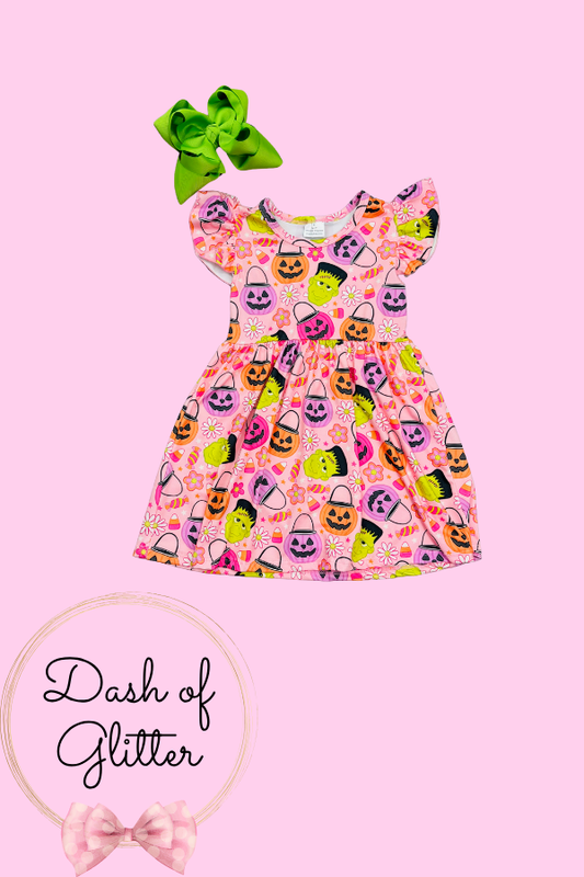 Pink Halloween Bucket Dress