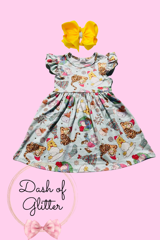 Honey Bear Christmas Dress