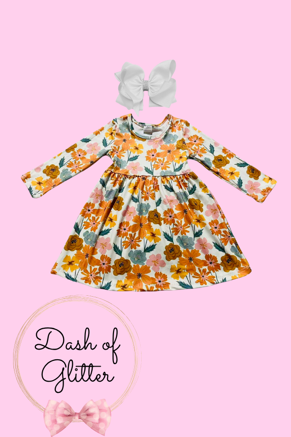 Fall Floral Dress