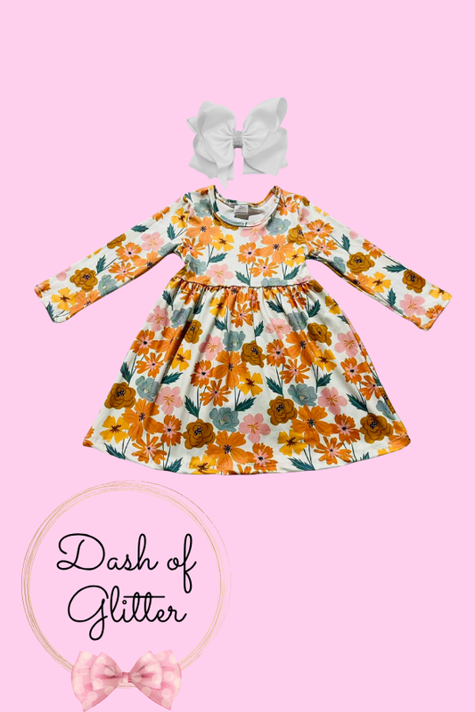 Fall Floral Dress