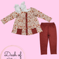 Autumn Floral Pant Set