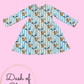 Blue Stripe Duck Dress