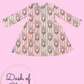 Pink Stripe Duck Dress