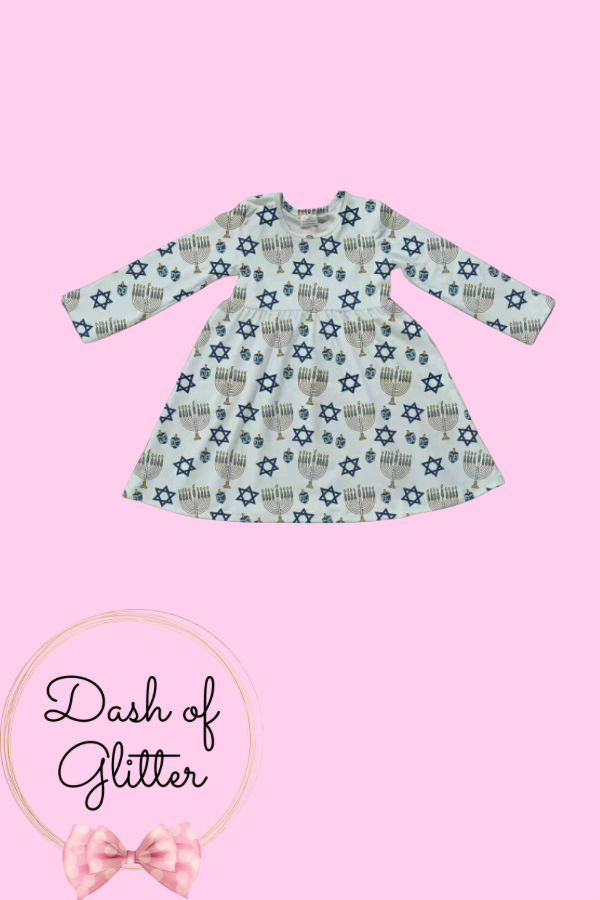 White Hanukkah Dress