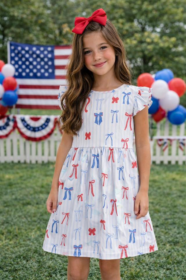 RWB Bows Dress
