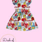 Red Dog Dress