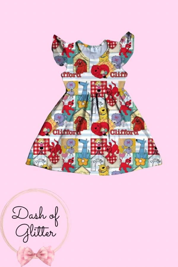 Red Dog Dress