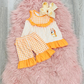 Orange Dog Short Set