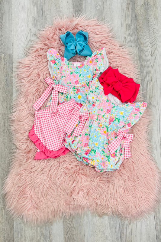 Spring Floral Romper