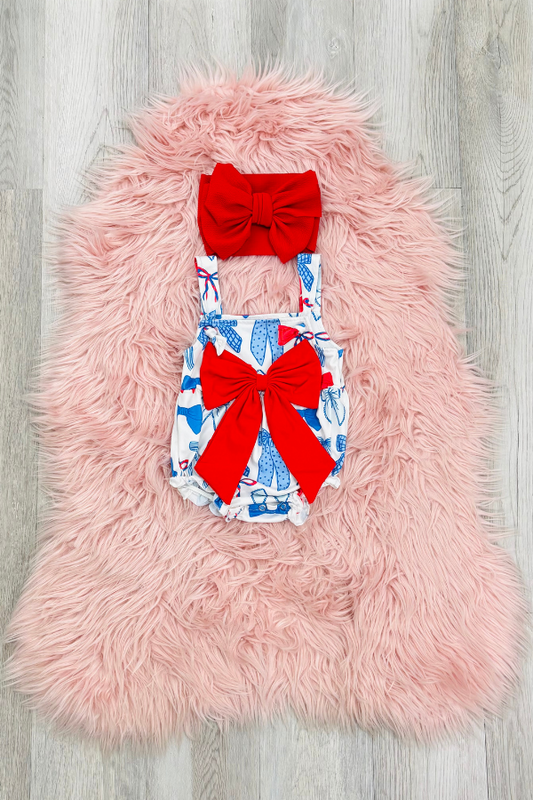 RWB Coquette Romper