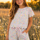 Floral Scallop Lounge Set
