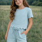 Mint Scalloped Lounge Set