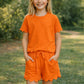 Orange Scallop Lounge Set