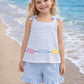 Stripe Fish Short Set