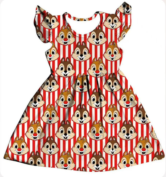 Stripe Chipmunk Dress