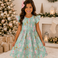 Teal Tree Dress