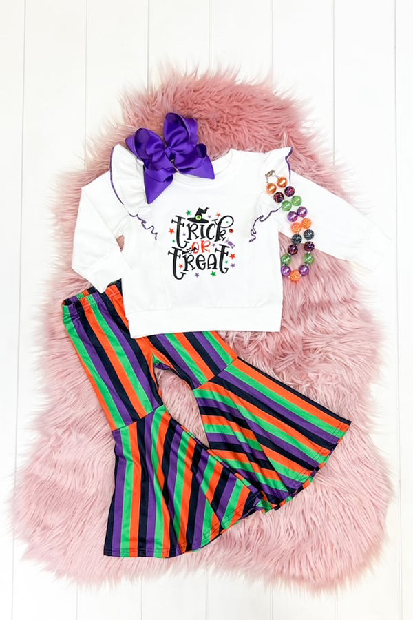 Trick Or Treat Bell Pant Set