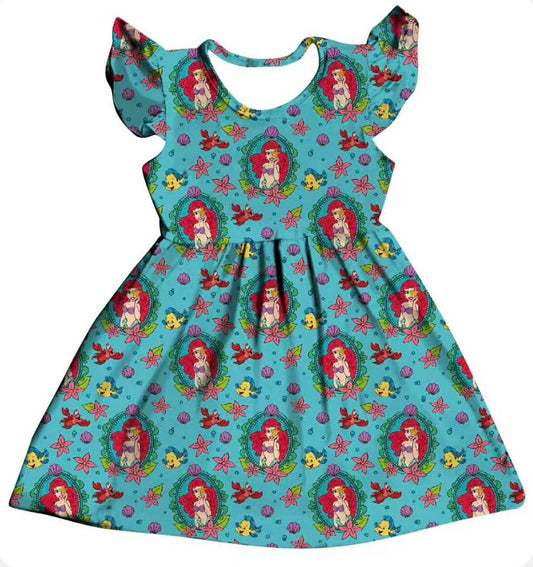 Teal Shell Dress