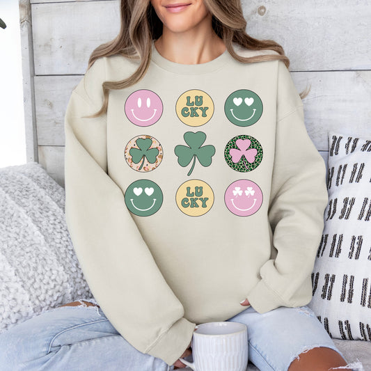 Lucky Circle Sweatshirt-2 COLORS