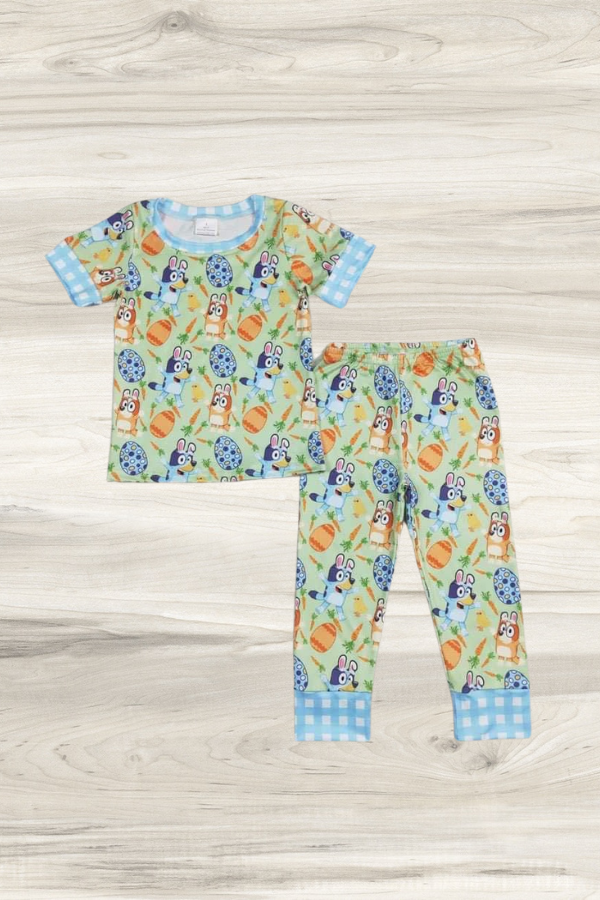 Blue Dog Easter PJs