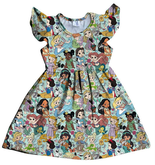Young Princess Collage Dress