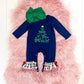 Christmas On The Farm Ruffle Romper