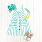 Stripe Button Down Dress-MANY COLORS